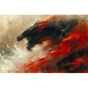 Roaring Black Dragon